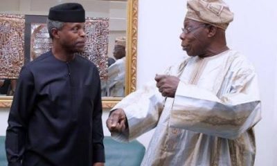 Osinbajo Replies Obasanjo Over Attack On Buhari, TraderMoni (Full Text)