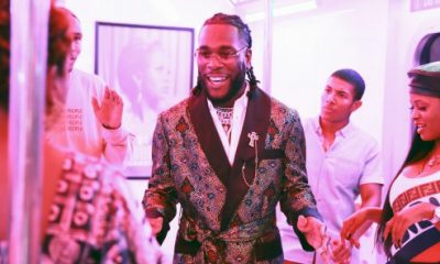 Artist Burna Boy on the sidelines of the BET Awards ceremony in Los Angeles. © Rich Fury / Getty Images for BET / AFP