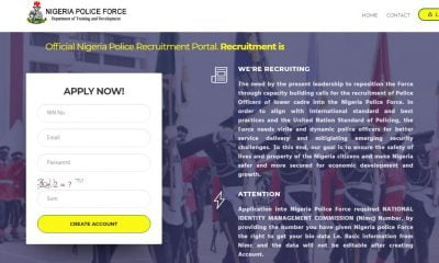 Nigeria Police Portal Now Working, Apply For Constables Recruitment Here