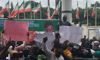 PDP Members Protest In Abuja, Make Demand