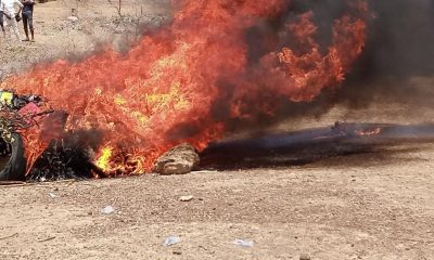 Irate Youths Set POS Thieves Ablaze In Akwa Ibom