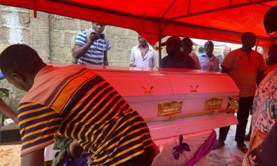 Tears As Baba Suwe Is Buried At His Residence In Lagos (Photos)