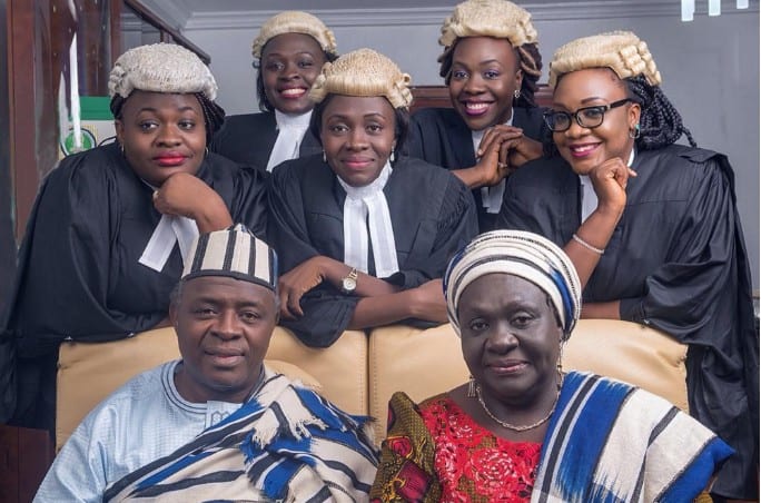 Uja is a proud Nigerian father with five beautiful girls who are all lawyers