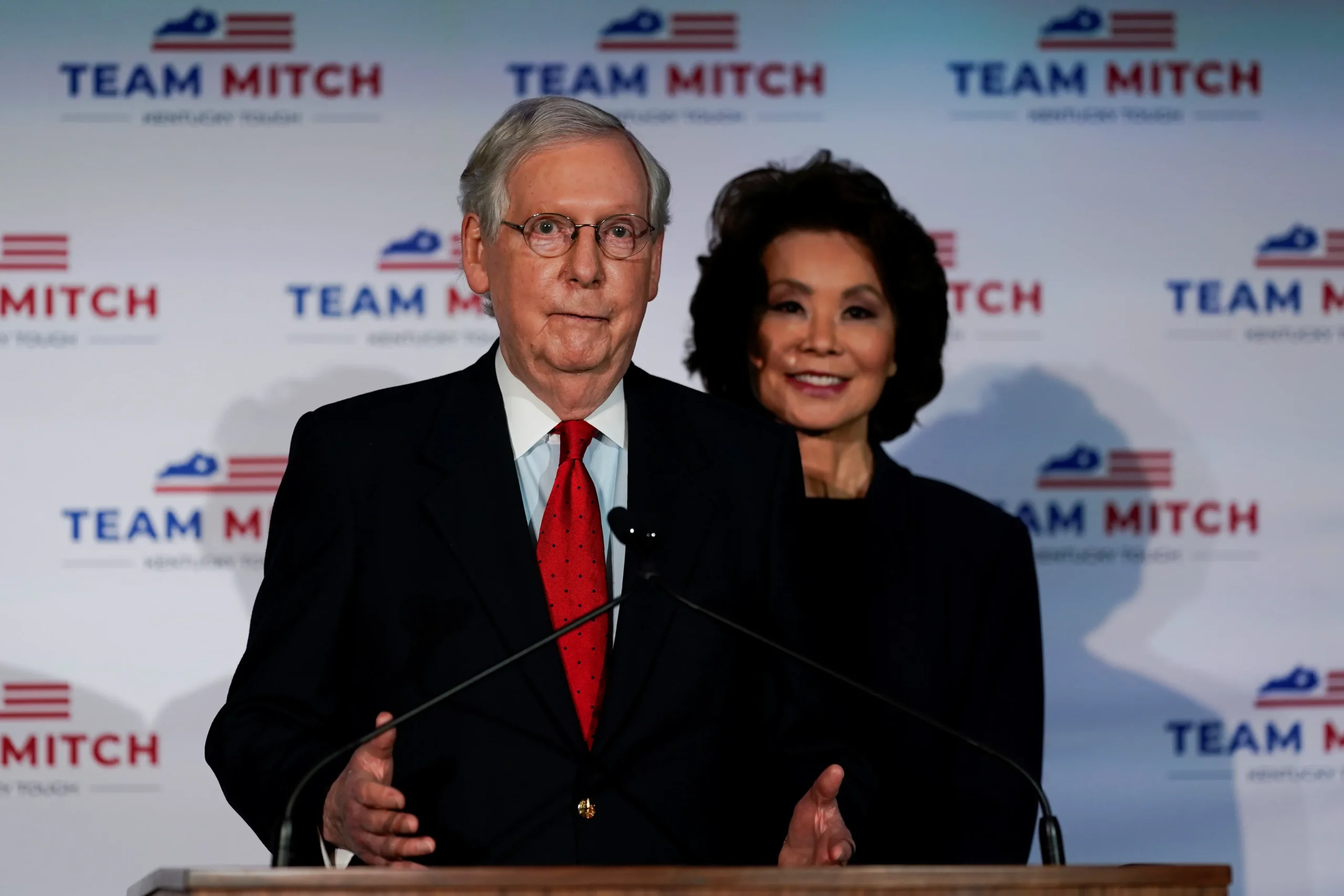 Mitch McConnell and Elaine Chao