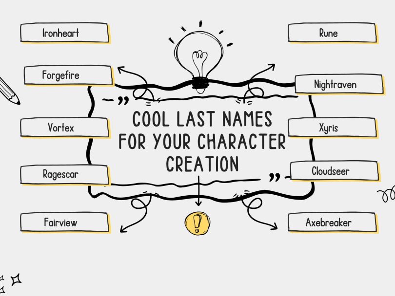 250+ Unique Last Names for Your Fictional Characters Creation