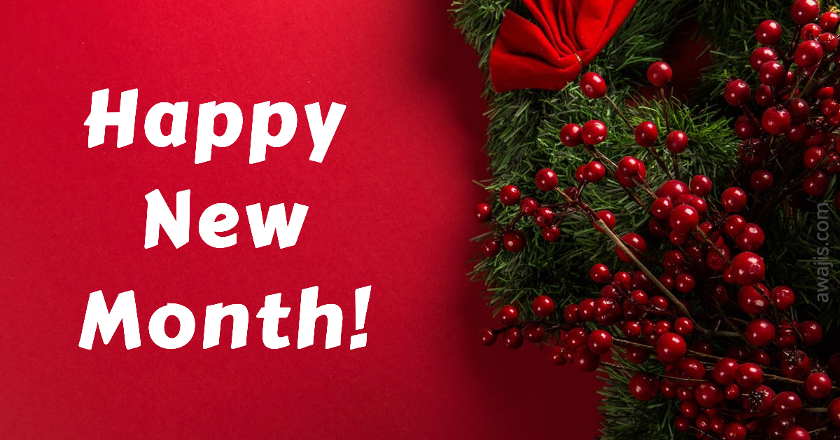 Happy New Month Messages SMS for Friends and Family