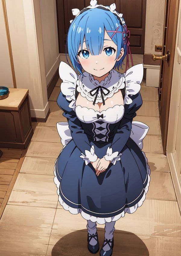 Rem - Most Beautiful Anime Girls of All Time