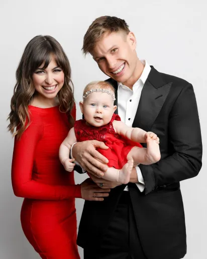 Riley Reid and Pasha-Petkuns with their daughter Emma