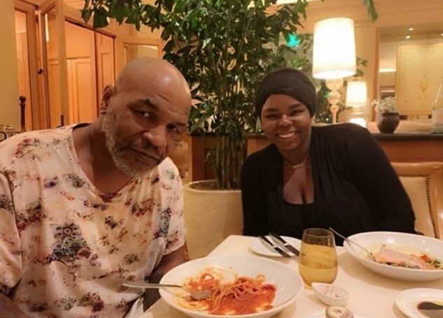 Mike Tyson and daughter Mikey Lorna