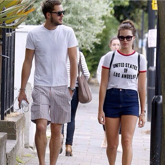 Margot Robbie and Tom Ackerley