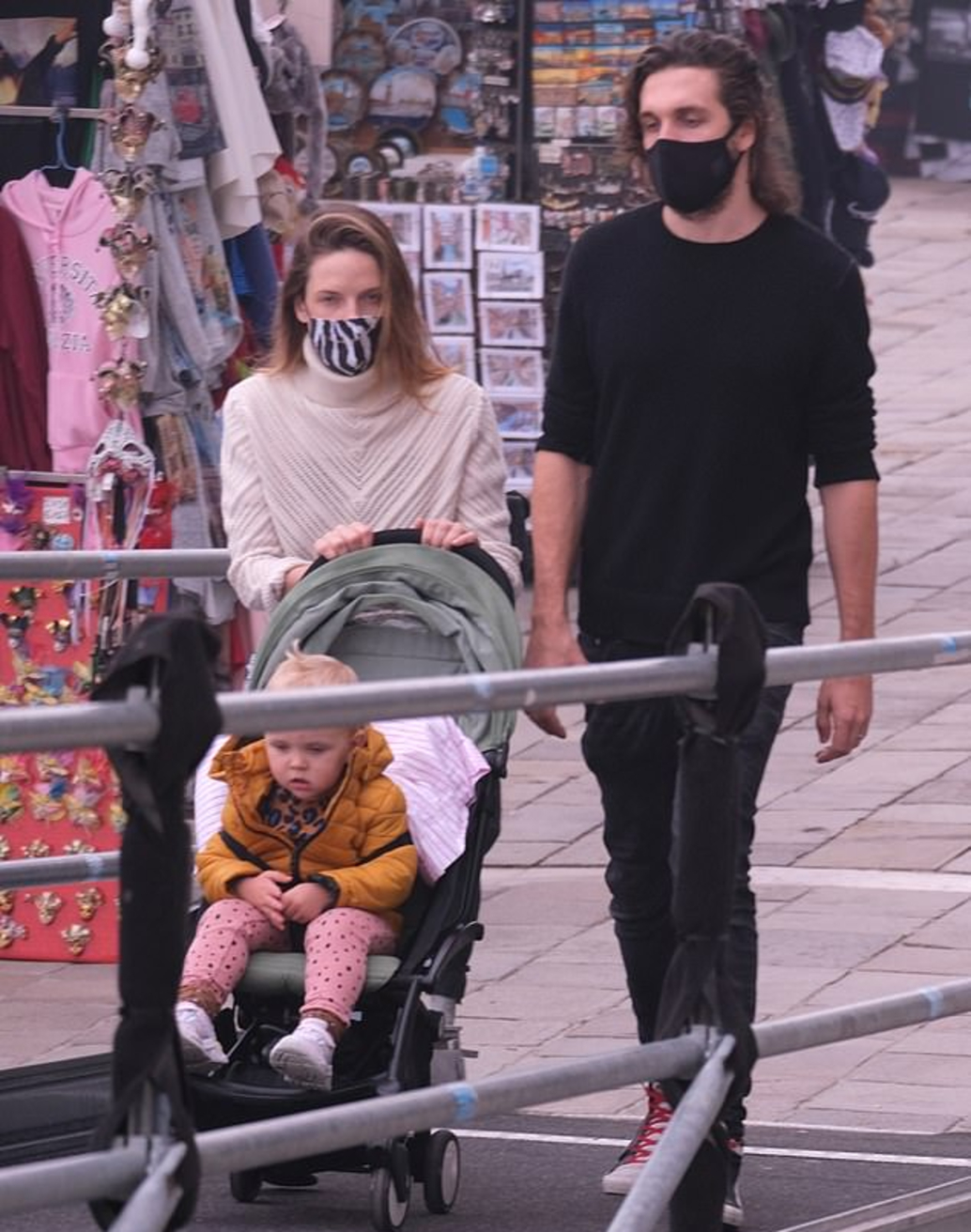 Rory St. Clair Gainer, Rebecca Ferguson and their daughter