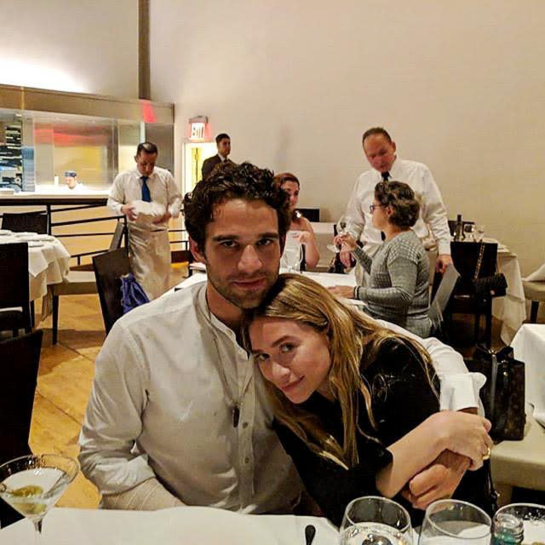 Louis Eisner and Ashley Olsen
