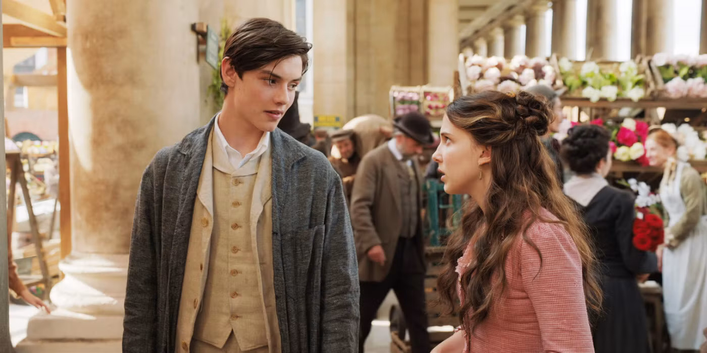 Louis Partridge in enola holmes