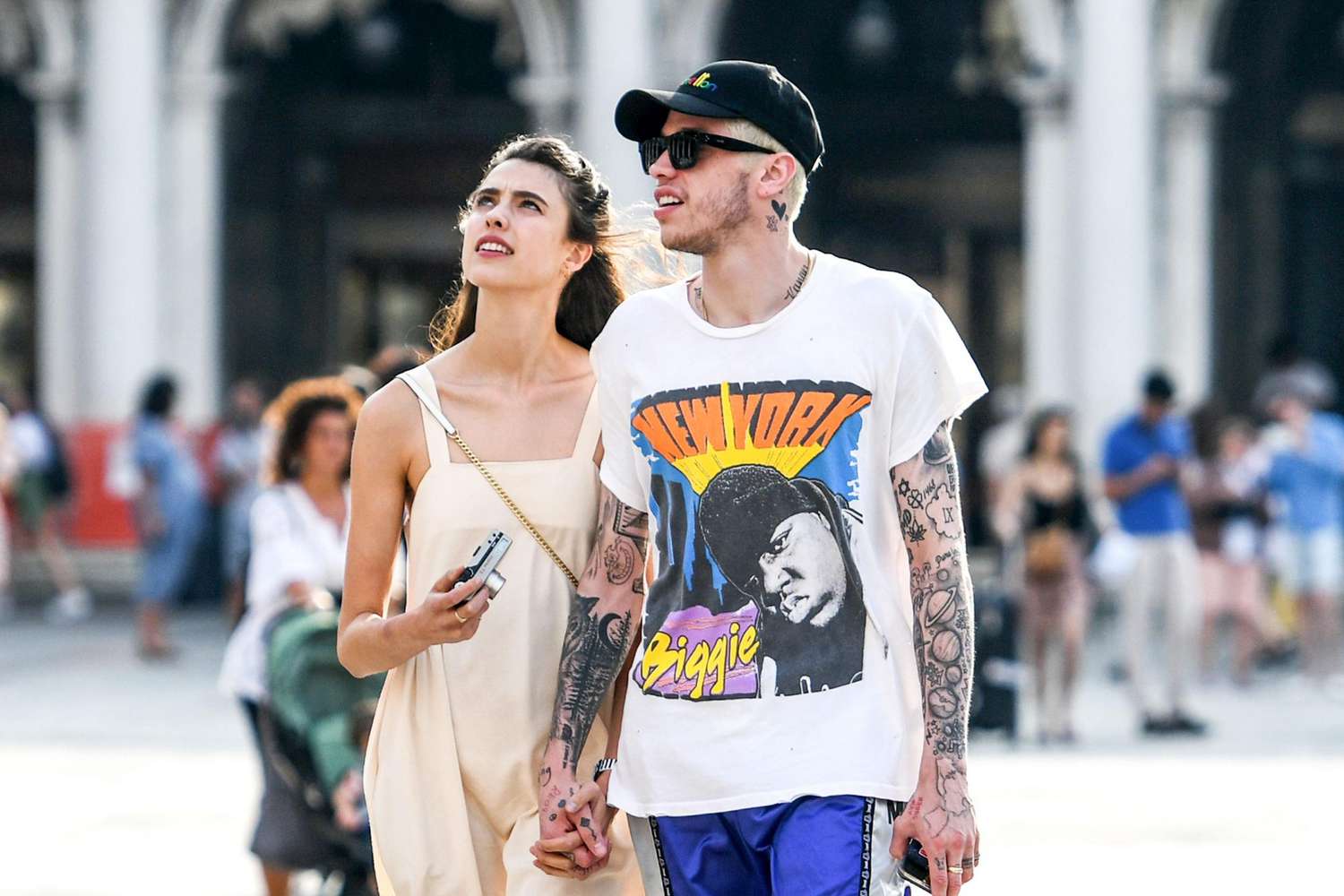 Pete Davidson and Margaret Qualley
