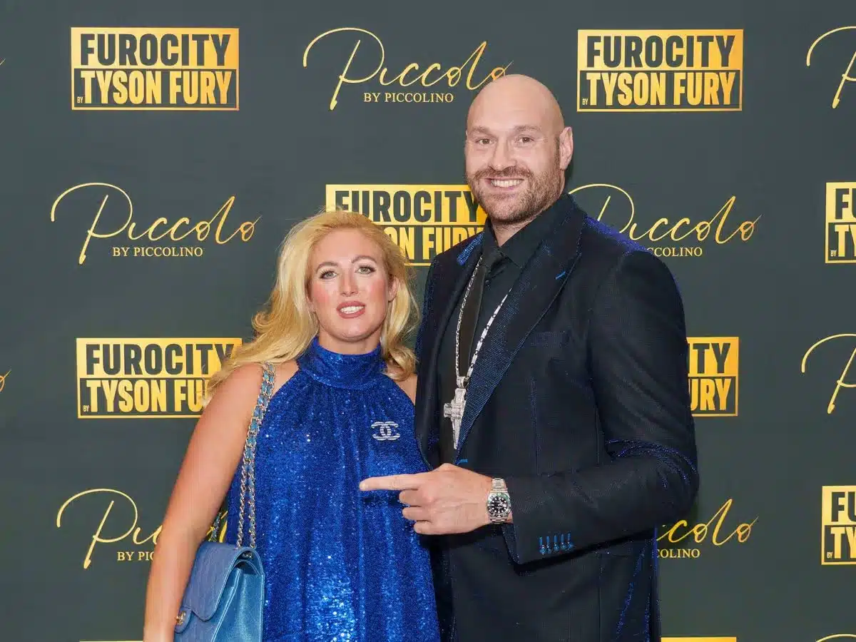 Tyson Fury and his wife, Paris Fury