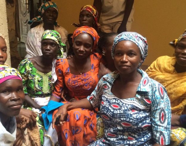 The 21 Chibok girls released by the militant group Boko Haram have returned home for Christmas