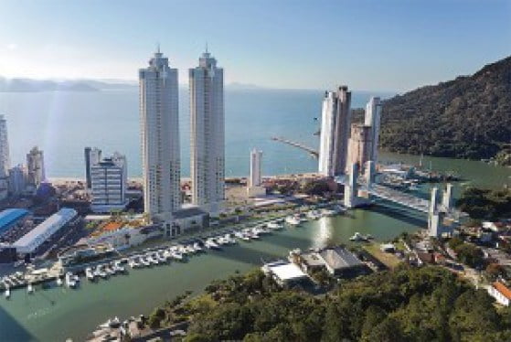 Aerial view of Neymar’s penthouse apartment in Santa-Catarina. Photo: Neymarjr.org