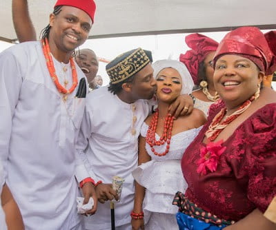 Ogbonna Kanu Ikeji kissing Laura