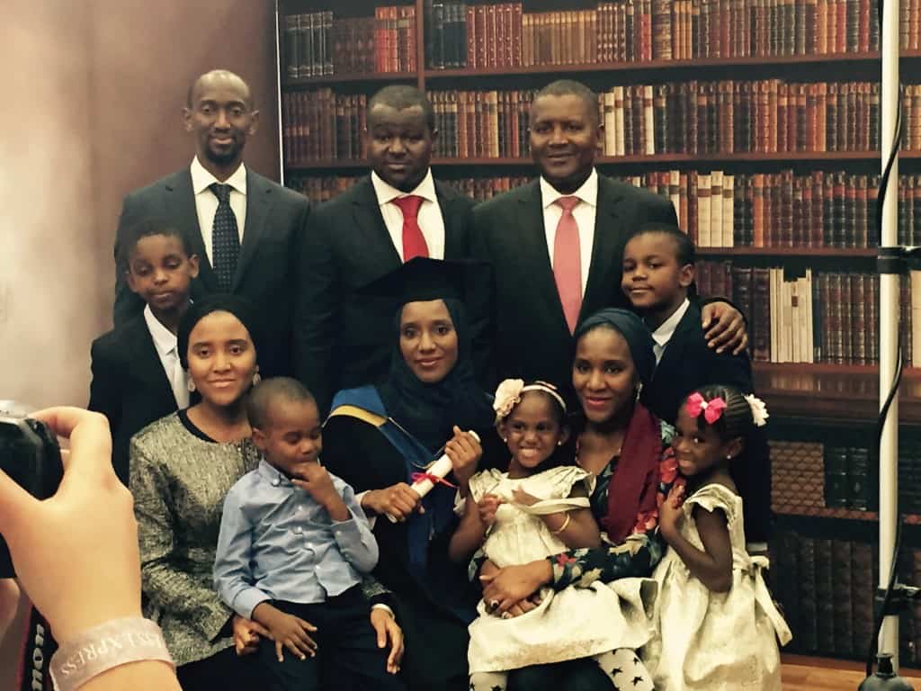 Details About Dangote's wife and children