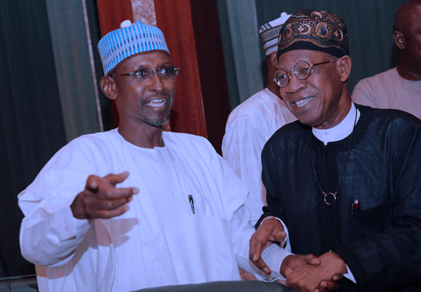Mohammed Bello, FCT minister and his information counterpart