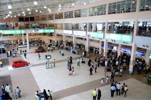 BREAKING: Fire Guts Lagos Airport