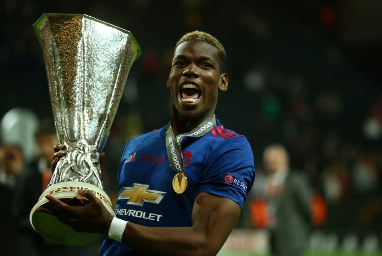 AFP/File / Soren Andersson Paul Pogba scored one of the goals that propelled Manchester United to a 2-0 victory over Ajax in the Europa League final