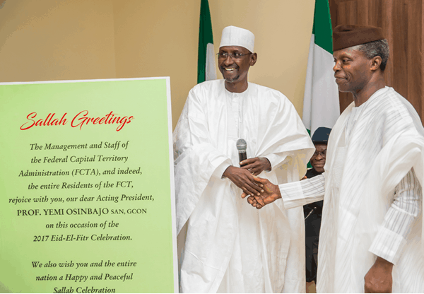 Buhari’s Son, Yusuf And Top Government Officials Visit Osinbajo