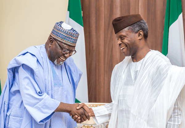 Buhari’s Son, Yusuf And Top Government Officials Visit Osinbajo
