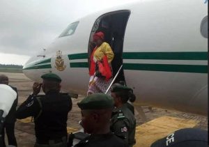 Flash: Aisha Buhari Leaves Nigeria Over 'Crisis In Presidency'