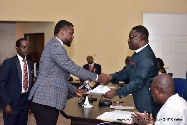 Nollywood Actor sworn in as Commissioner in Cross Rivers