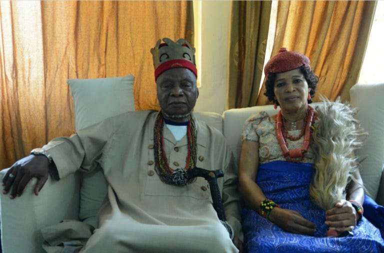 Eze Israel Kanu and his wife