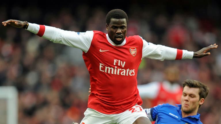 Eboue during his playing days at Arsenal (Photo Credit: Skysports.com)