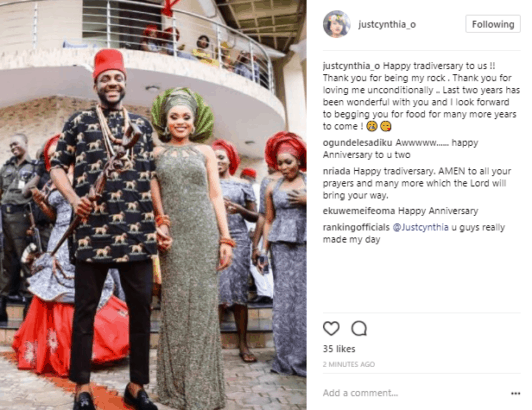 Big Brother Naija, Ebuka and wife celebrate wedding anniversary (Photos)