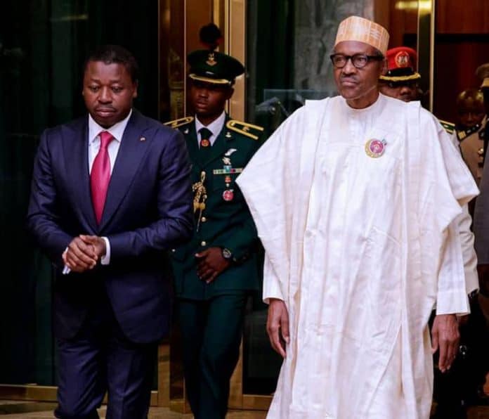 Image result for Faure Gnassingbe commends Nigeria's role in integrating West Africa