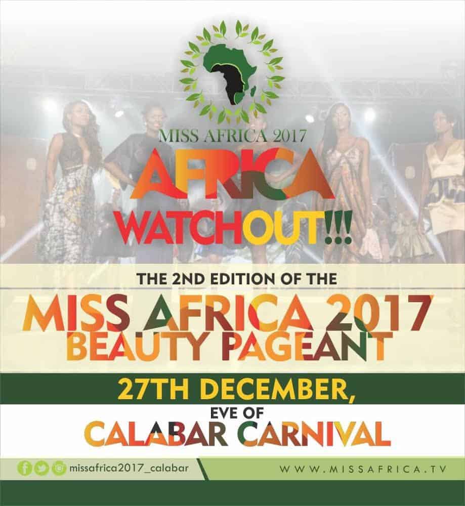 Watch Out For The 2nd Edition Of The Miss Africa 2017
