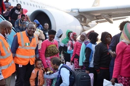 Image result for More Nigerians return from Libya