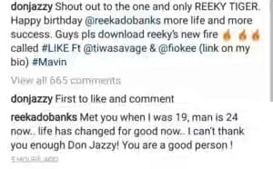 Reekado Banks Thanks Don Jazzy For Signing Him.