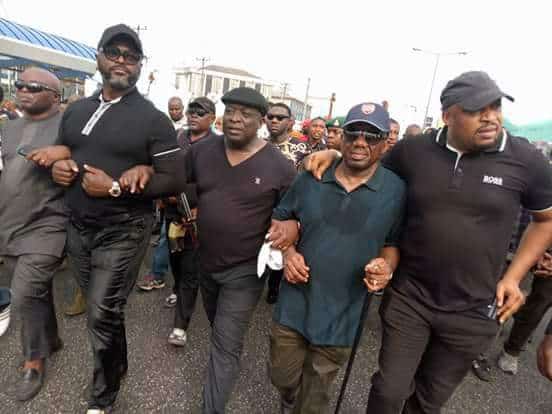 Photos From The #EndSARS Campaign Protest In Abuja