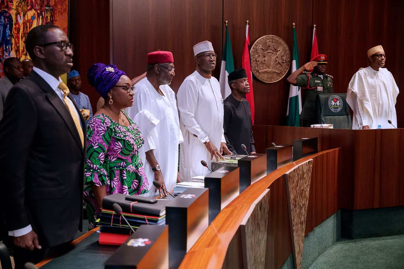 Image result for Federal Executive Council (FEC) meeting