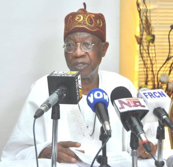 Lai Mohammed Launches Campaign Against Fake News