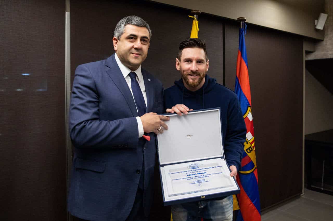 Leo Messi named as World Tourism Organisation Ambassador for Responsible Tourism