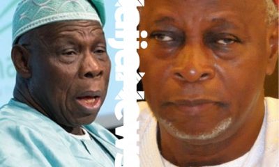 Chief Olusegun Obasanjo and Chief Olu Falae in secret political meeting