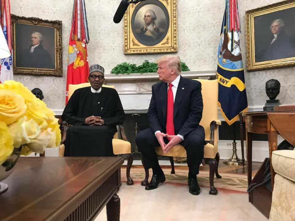 Trump Applauds Buhari On A Job Well Done In Security Sector