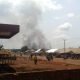 Rampaging soldiers set Benue community on fire