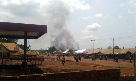 Rampaging soldiers set Benue community on fire