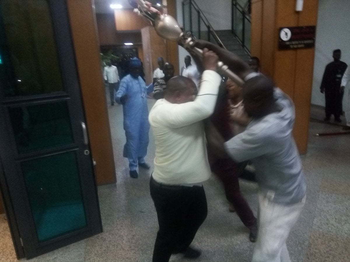 Stolen Senate Mace Recovered By Police