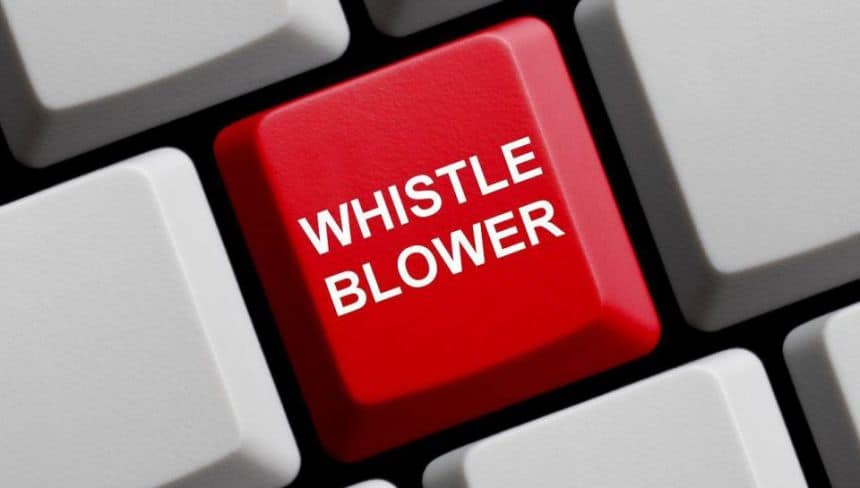 8,000 whistle blowers recorded in one year