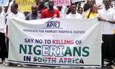 Nigerians detained in South Africa for protesting killings — Union