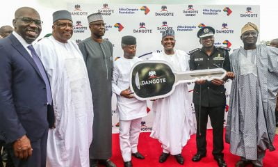 Dangote donates vehicles to police