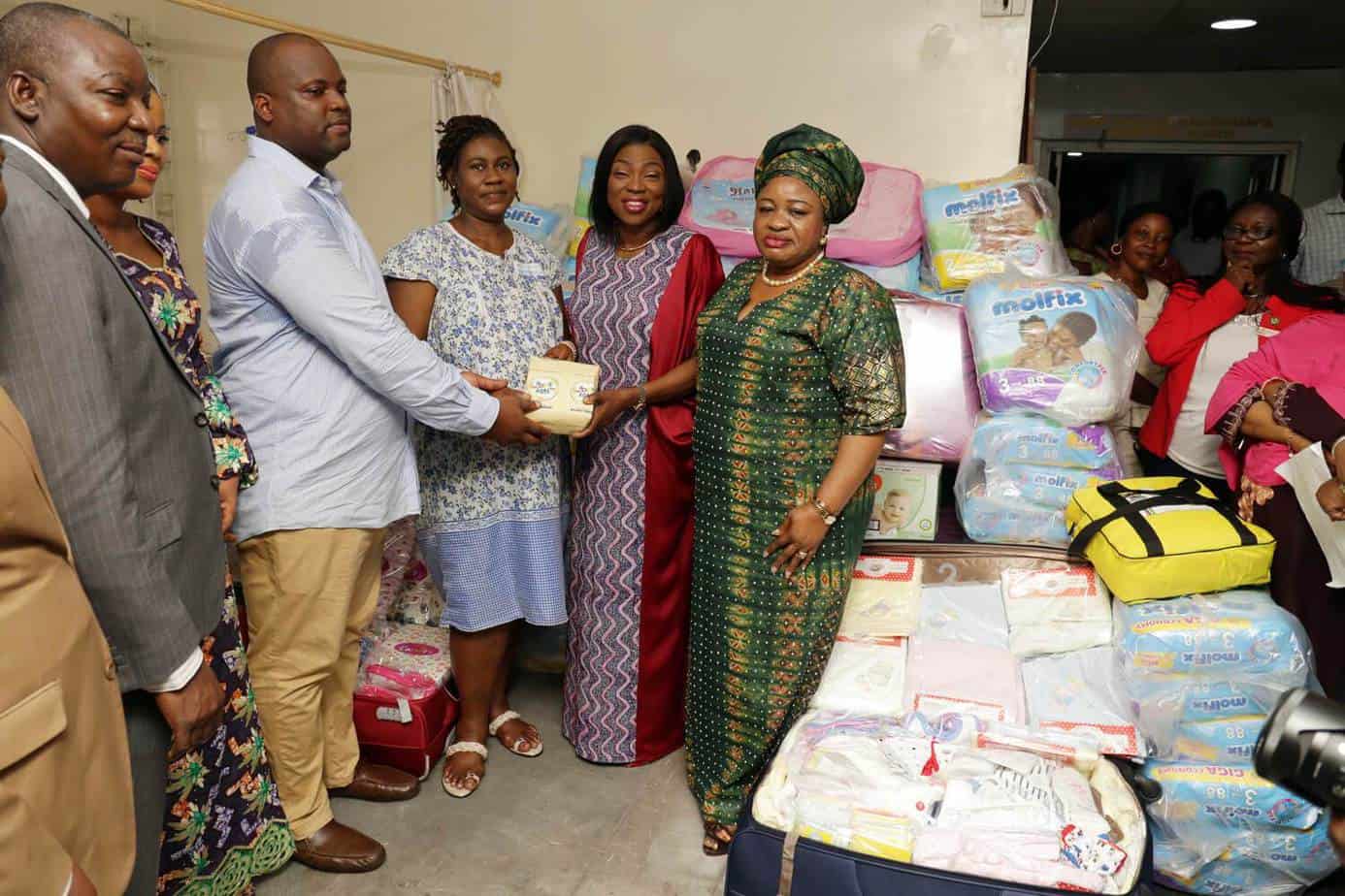 Bolanle Ambode To Pay N500,000 Monthly To Family Blessed With Quintuplets